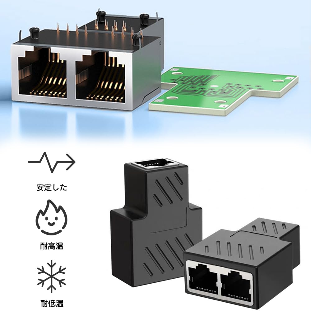 Amazon.co.jp: RJ45 LANケーブル延長コネクタ LANケーブル延長コネク